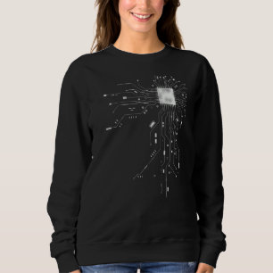 Sudadera Cpu Heart Ai Geek Gamer