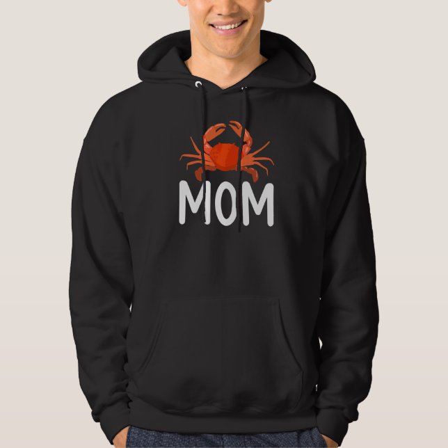 Sudadera Crab, dueño del cráter, mamá (Anverso)