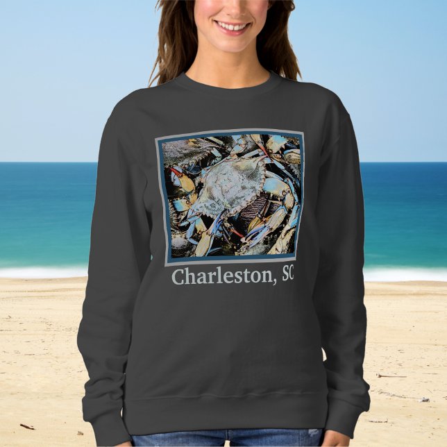 Sudadera Crabby Crab Charleston Carolina del Sur camiseta (Subido por el creador)