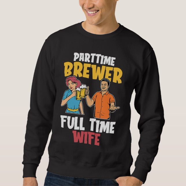 Sudadera Craft Beer Wife Brewer Microbrewing Brew House Hom (Anverso)