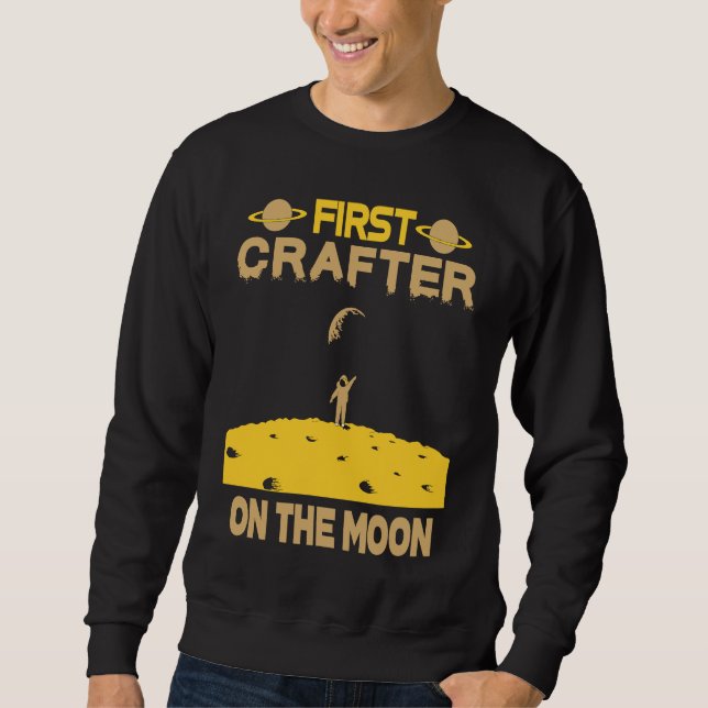 Sudadera Crafter On The Moon (Anverso)