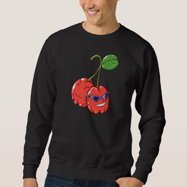 Sudadera Cranberry con gafas de sol Barbados cerezas (Anverso)