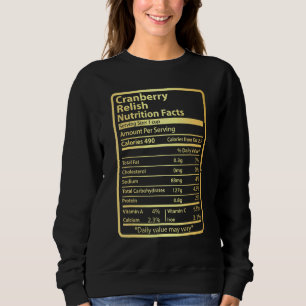 Sudadera Cranberry Relish Nutrition Facts Food For Thanksgi