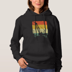 Sudadera Crane Hombres divertidos Mujeres Crane Operador Eq