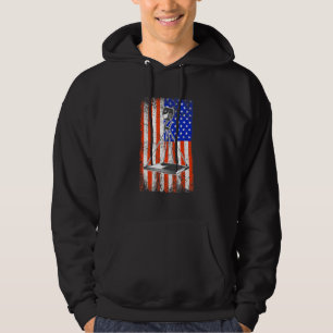 Sudadera Crane Operator Bandera Americana Crane de Maquinar
