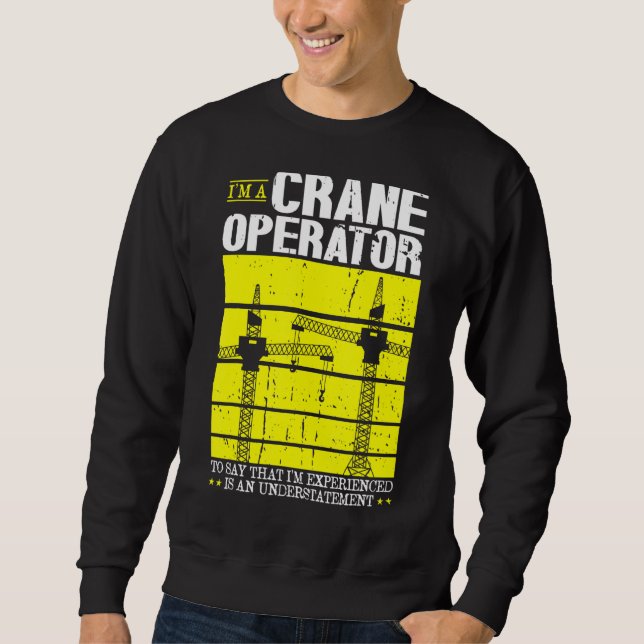 Sudadera Crane Operator Forklift Tower Crane Para Crane Wor (Anverso)