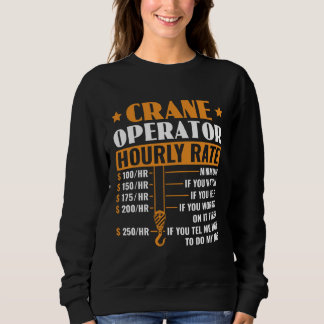 Sudadera Crane Operator Hourly Rate Construction Heavy Equi
