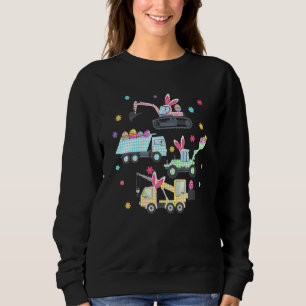 Sudadera Crane Truck Construction Funny Día de Pascua Niño