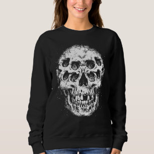 Sudadera Cráneo abstracto con múltiples ojos