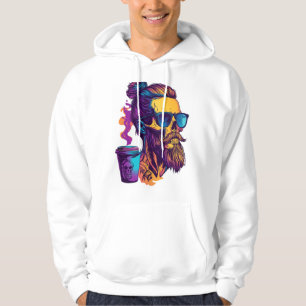 Sudadera Cráneo Cafeinado � Esqueleto de Barista Divertido