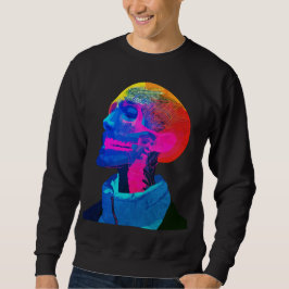 Sudadera Cráneo Cibernético – Arte de Anatomía Futurista
