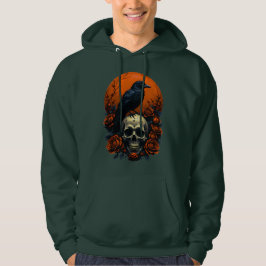 Sudadera Cráneo de Bloom Oscuro y camiseta gráfica de Rosas
