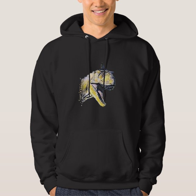 Sudadera Cráneo de Carnotaurus Dinosaurio Motif Prehistóric (Anverso)