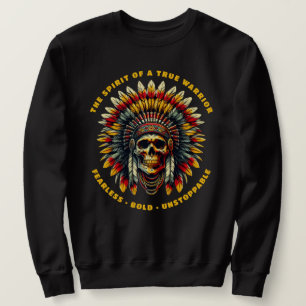 Sudadera Cráneo de Jefe Nativo Americano