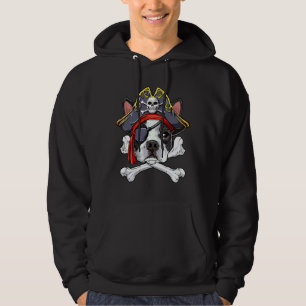 Sudadera Cráneo de los Piratas de Boston Terrier