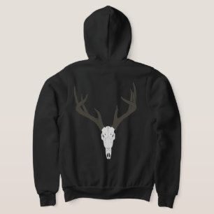 Sudadera Cráneo de venado de cola blanca personalizable