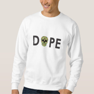 Sudadera Cráneo decorativo blanco Crewneck