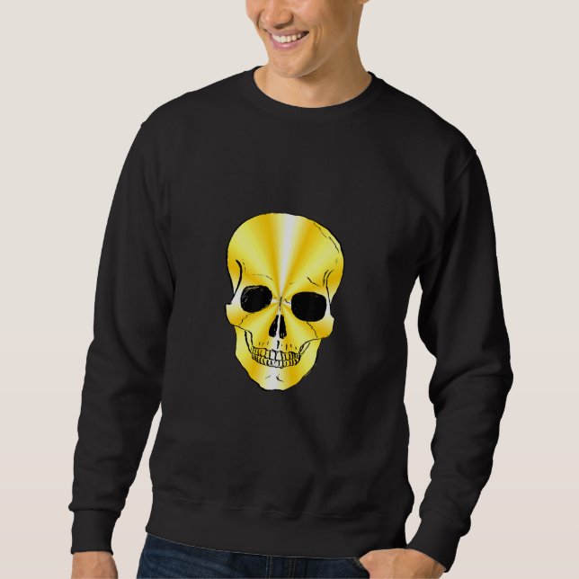 Sudadera Cráneo dorado (Anverso)