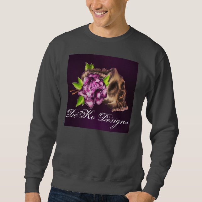Sudadera Cráneo elegante (Anverso)