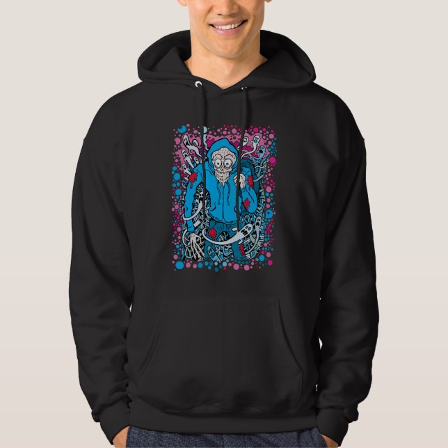 Sudadera Cráneo encapuchado (Anverso)