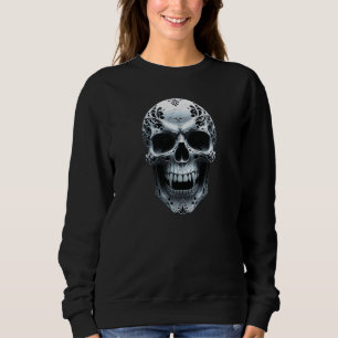 Sudadera Cráneo esculpido de "Moda de la noche de moda" de