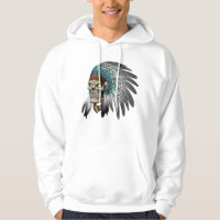 Cráneo gótico tribal indio del nativo americano