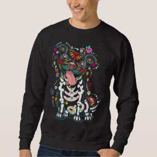 Sudadera Cráneo mexicano Pitbull Bone Gracioso Perro Lover