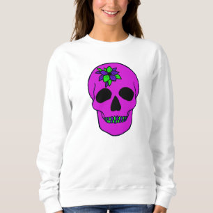 Sudadera Cráneo rosa