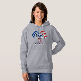 Sudadera Cráneo Ultra Maga | Hoodie de la mujer