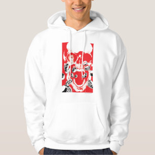 Sudadera Cráneo y anillos - rojo