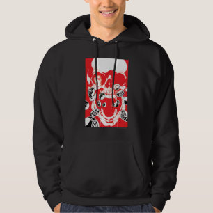 Sudadera Cráneo y anillos - rojo
