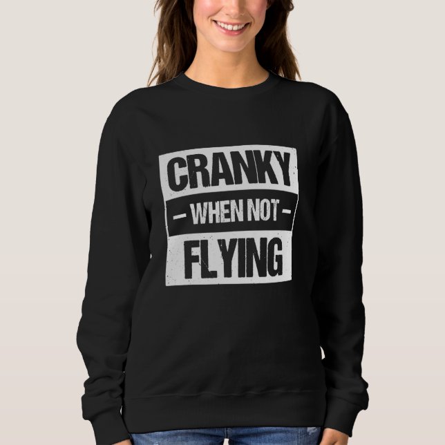 Sudadera Cranky cuando no vuele 2 (Anverso)