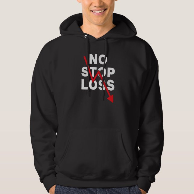 Sudadera Crash en el mercado de valores Sin pérdida de vent (Anverso)
