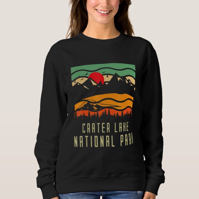 Sudadera Crater Lake National Park Hiking Vacation 13 (Anverso)