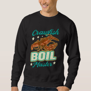 Sudadera Crawfish Boil Master Comer Crawfish Citas Vintage
