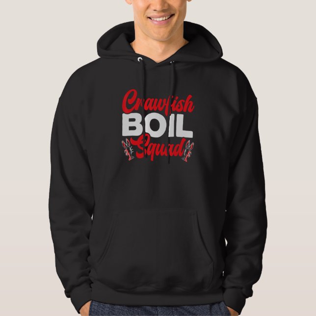 Sudadera Crawfish Bot Squad Crayfish Mudbug Cajun (Anverso)