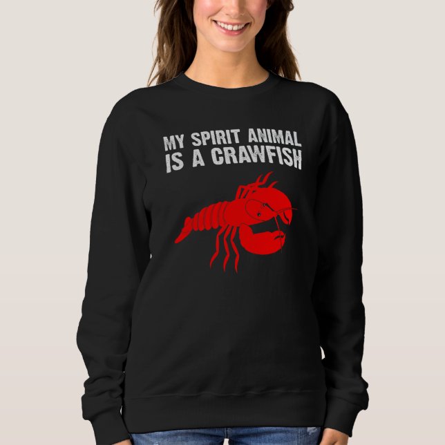 Sudadera Crawfish Men Women Crayfish  Crawfish Eating (Anverso)