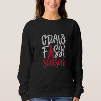Sudadera Crawfish Season Cajun Seafood Crayfish Crawdad Mud