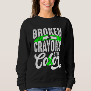Sudadera Crayones rotos siguen coloreando la conciencia de 