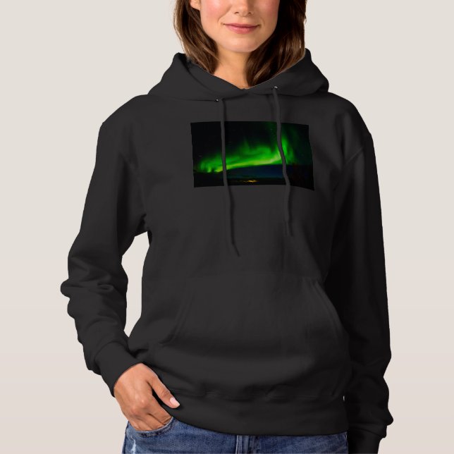 Sudadera Crazy Aurora Flare, Beautiful Northern lights (Anverso)