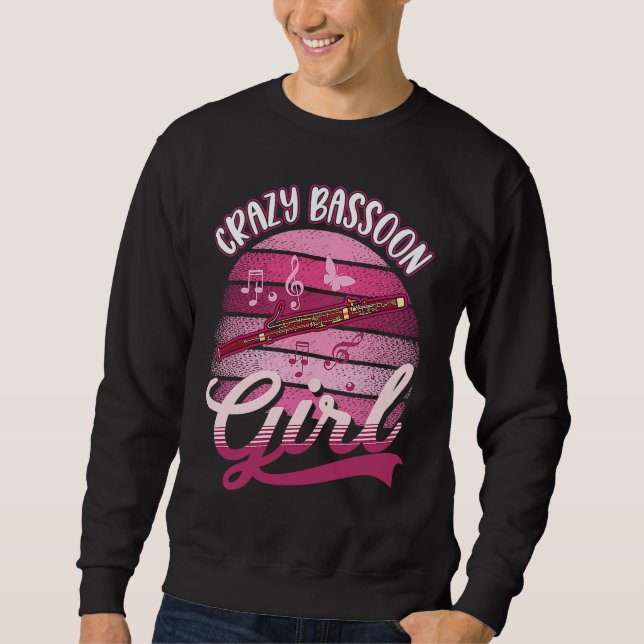 Sudadera Crazy Bassoon Girl (Anverso)