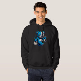 Sudadera Crazy Blue Bear Hoodie