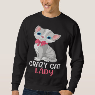 Sudadera Crazy Cat Lady Women Gray Cat Mother s Day Cat Mo