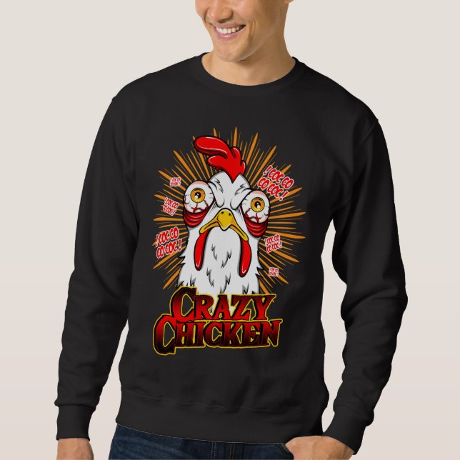 Sudadera Crazy Chicken   (Anverso)