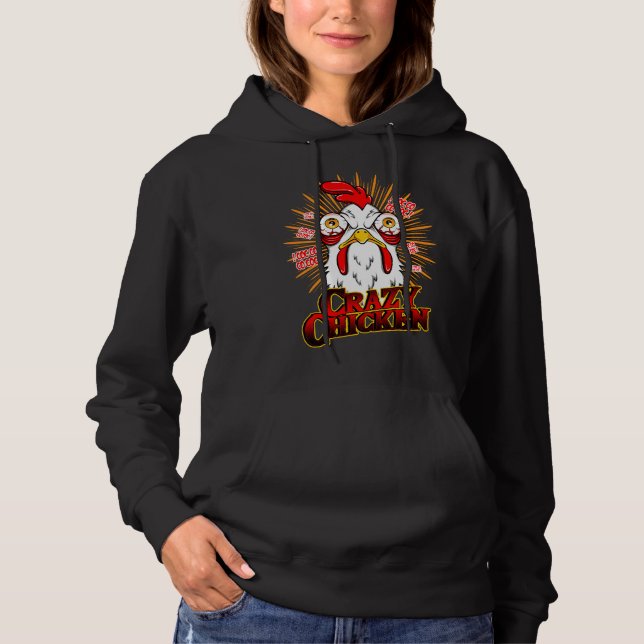 Sudadera Crazy Chicken   (Anverso)