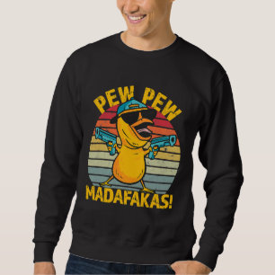 Sudadera Crazy Chicken Gangster Pew Pew