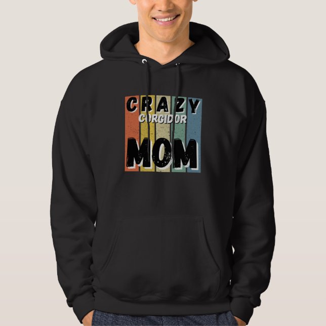 Sudadera Crazy Corgidor Dog Mom (Anverso)