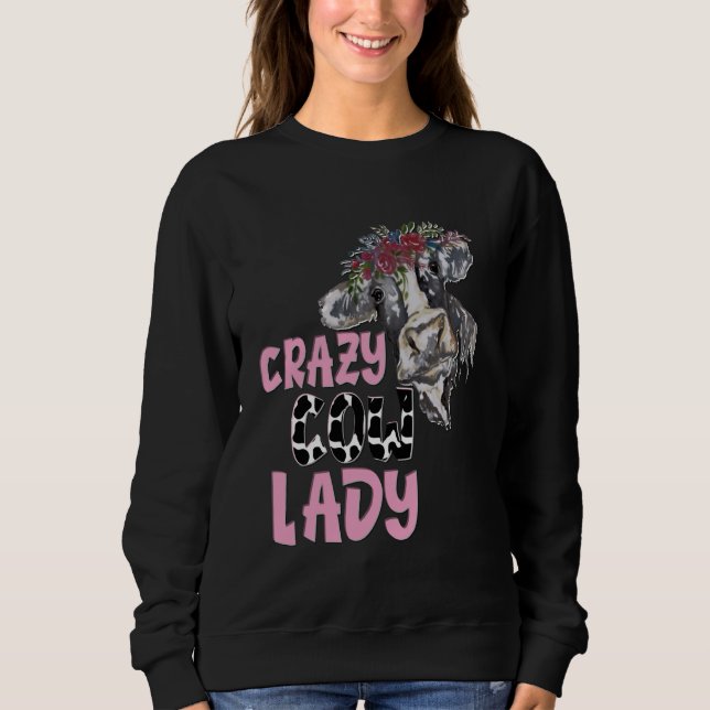 SUDADERA CRAZY COW (Anverso)
