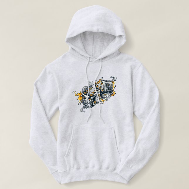 Sudadera Crazy ghost 👻 (Diseño del anverso)