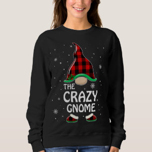 Sudadera Crazy Gnome Búfalo Jugar Familia Matanza Christma